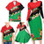 Martinique Island Pride Family Matching Long Sleeve Bodycon Dress and Hawaiian Shirt Tropical Hibiscus and Plumeria Floral Flag Design