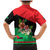 Martinique Island Pride Family Matching Mermaid Dress and Hawaiian Shirt Tropical Hibiscus and Plumeria Floral Flag Design