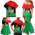 Martinique Island Pride Family Matching Mermaid Dress and Hawaiian Shirt Tropical Hibiscus and Plumeria Floral Flag Design