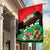 Martinique Island Pride Garden Flag Tropical Hibiscus and Plumeria Floral Flag Design