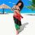 Martinique Island Pride Sarong Tropical Hibiscus and Plumeria Floral Flag Design