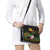 Martinique Heritage Shoulder Handbag Hibiscus Floral Design with Green and Yellow Madras Tartan