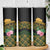 Martinique Heritage Skinny Tumbler Hibiscus Floral Design with Green and Yellow Madras Tartan