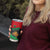 Martinique Pride Tumbler Cup with Red Green Design and Tropical Bird of Paradise Flower