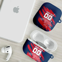 Personalized France Football Gallic AirPods Case Rooster Mascot Flag Art - Birthplace Of Liberty