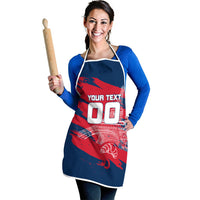 Personalized France Football Gallic Apron Rooster Mascot Flag Art - Birthplace Of Liberty