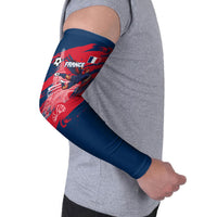 Personalized France Football Gallic Arm Sleeves Rooster Mascot Flag Art - Birthplace Of Liberty