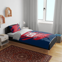 Personalized France Football Gallic Bedding Set Rooster Mascot Flag Art - Birthplace Of Liberty