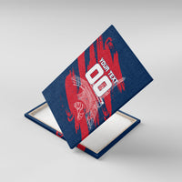 Personalized France Football Gallic Canvas Wall Art Rooster Mascot Flag Art - Birthplace Of Liberty