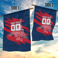 Personalized France Football Gallic Garden Flag Rooster Mascot Flag Art - Birthplace Of Liberty