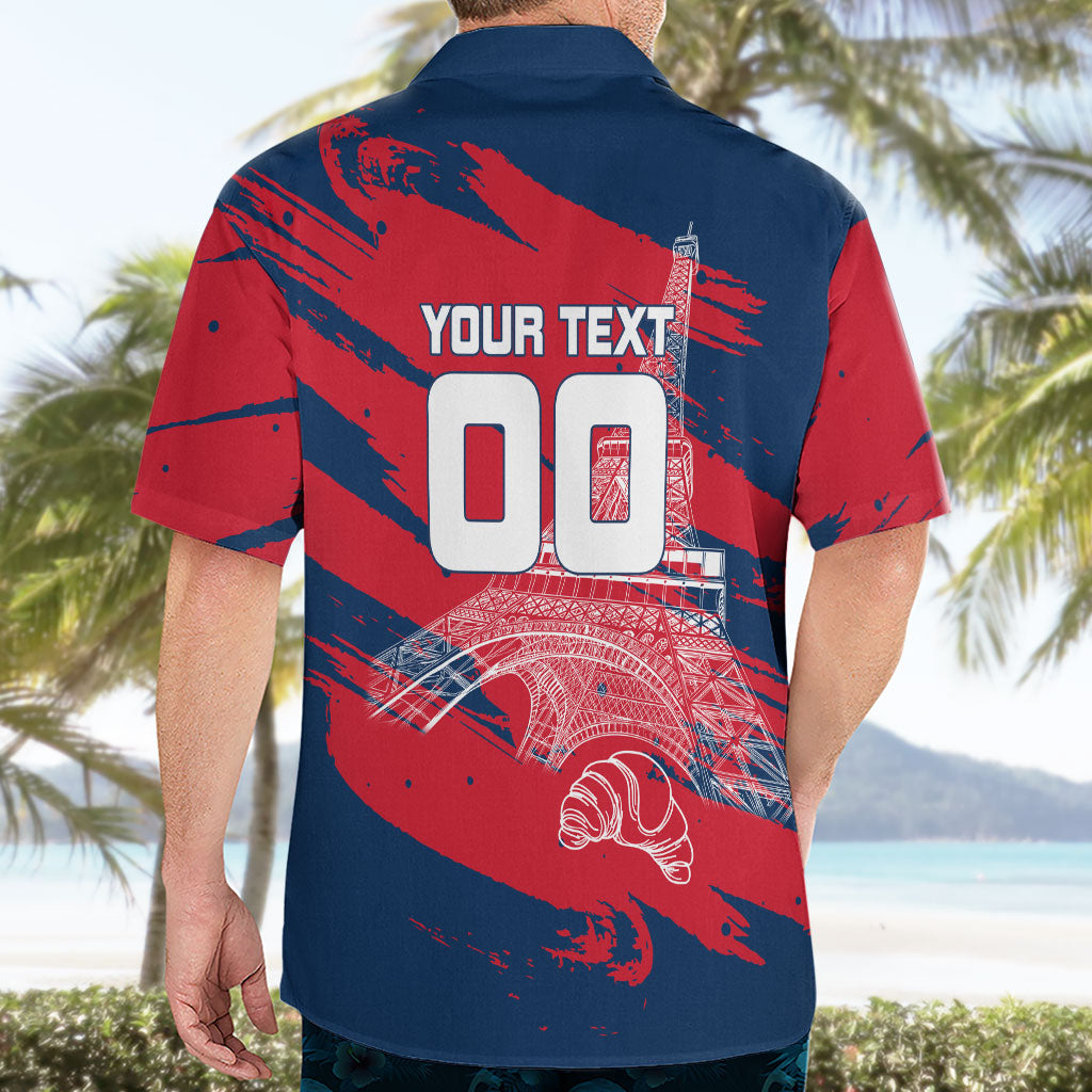 Personalized France Football Gallic Hawaiian Shirt Rooster Mascot Flag Art - Birthplace Of Liberty