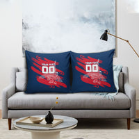 Personalized France Football Gallic Pillow Cover Rooster Mascot Flag Art - Birthplace Of Liberty