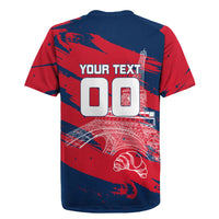 Personalized France Football Gallic Rugby Jersey Rooster Mascot Flag Art - Birthplace Of Liberty