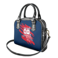 Personalized France Football Gallic Shoulder Handbag Rooster Mascot Flag Art - Birthplace Of Liberty