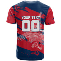 Personalized France Football Gallic T Shirt Rooster Mascot Flag Art - Birthplace Of Liberty