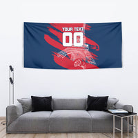 Personalized France Football Gallic Tapestry Rooster Mascot Flag Art - Birthplace Of Liberty