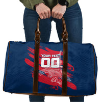 Personalized France Football Gallic Travel Bag Rooster Mascot Flag Art - Birthplace Of Liberty