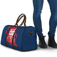 Personalized France Football Gallic Travel Bag Rooster Mascot Flag Art - Birthplace Of Liberty