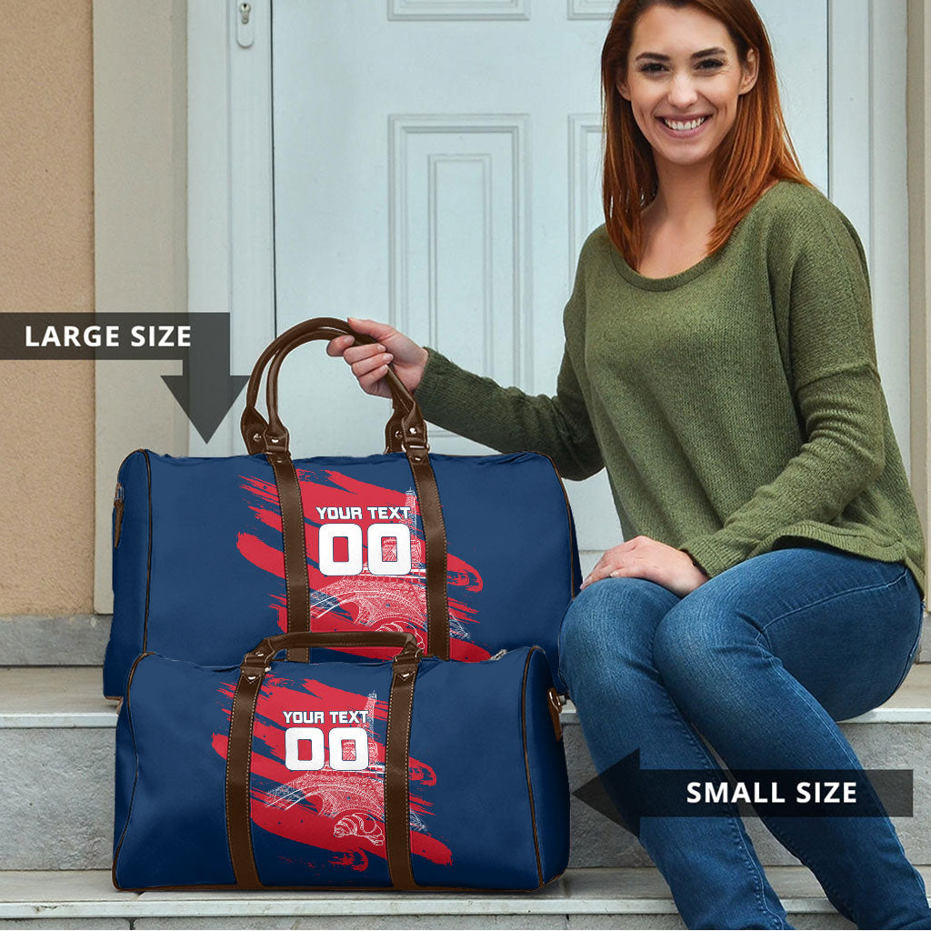 Personalized France Football Gallic Travel Bag Rooster Mascot Flag Art - Birthplace Of Liberty