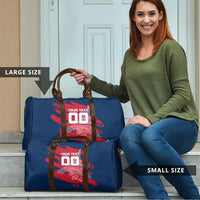 Personalized France Football Gallic Travel Bag Rooster Mascot Flag Art - Birthplace Of Liberty