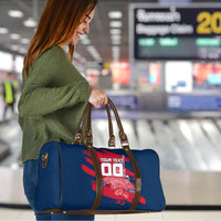 Personalized France Football Gallic Travel Bag Rooster Mascot Flag Art - Birthplace Of Liberty