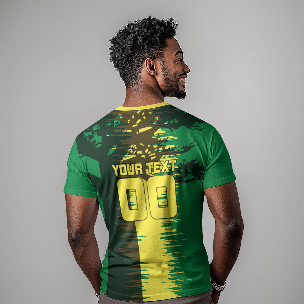 Personalized Senegal Football Lion T shirt Fierce Roaring Lion Soccer Art With Senegal Flag