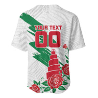 Personalized Iraq Football Baseball Jersey Hawk Mascot Soccer - Samarra Tower And Red Roses
