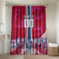 Personalized Norway Football Bathroom Set Viking Lion Soccer Mascot - Nordic Longship And Mountain Landscape