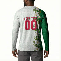 Personalized Algeria Football Desert Fox Button Sweatshirt Desert Fox Mascot Soccer Art With Floral Jasmine And Flag