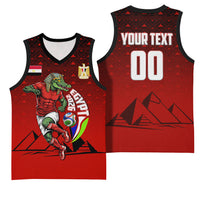 Personalized Egypt Soccer Crocodile Mascot Basketball Jersey Egyptian Pyramid Football Cultural Graphic Art