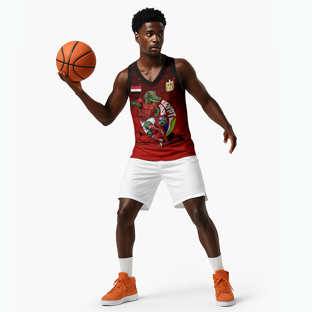 Personalized Egypt Soccer Crocodile Mascot Basketball Jersey Egyptian Pyramid Football Cultural Graphic Art