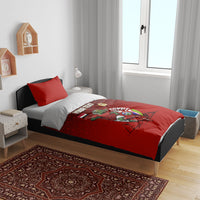Personalized Egypt Soccer Crocodile Mascot Bedding Set Egyptian Pyramid Football Cultural Graphic Art