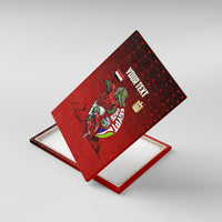 Personalized Egypt Soccer Crocodile Mascot Canvas Wall Art Egyptian Pyramid Football Cultural Graphic Art