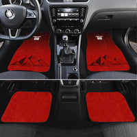 Personalized Egypt Soccer Crocodile Mascot Car Mats Egyptian Pyramid Football Cultural Graphic Art
