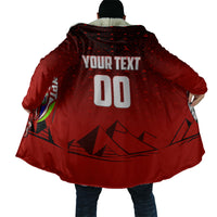 Personalized Egypt Soccer Crocodile Mascot Cloak Egyptian Pyramid Football Cultural Graphic Art