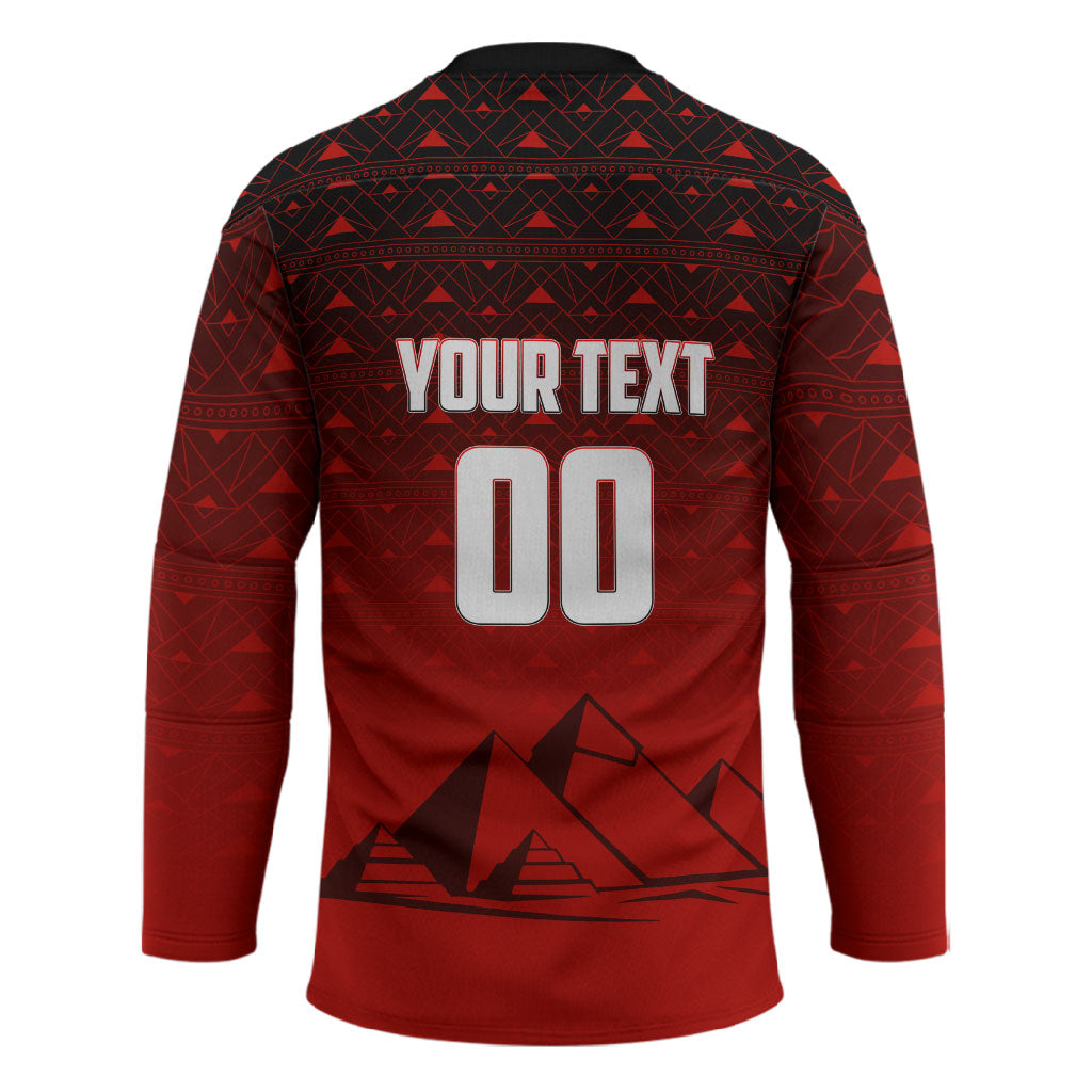 Personalized Egypt Soccer Crocodile Mascot Hockey Jersey Egyptian Pyramid Football Cultural Graphic Art