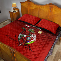 Personalized Egypt Soccer Crocodile Mascot Quilt Bed Set Egyptian Pyramid Football Cultural Graphic Art