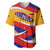 Venezuela Baseball Jersey with Yellow Red Blue Flag Stripe Wave Spirit