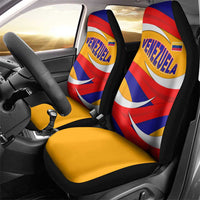 Venezuela Car Seat Cover with Yellow Red Blue Flag Stripe Wave Spirit