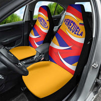 Venezuela Car Seat Cover with Yellow Red Blue Flag Stripe Wave Spirit