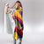 Venezuela Hooded Blanket with Yellow Red Blue Flag Stripe Wave Spirit