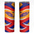 Venezuela Skinny Tumbler with Yellow Red Blue Flag Stripe Wave Spirit