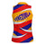 Venezuela Women Sleeveless Polo Shirt with Yellow Red Blue Flag Stripe Wave Spirit