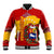 Venezuela Baseball Jacket with National Coat of Arms Flag Map Spirit