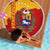Venezuela Beach Blanket with National Coat of Arms Flag Map Spirit