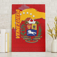 Venezuela Canvas Wall Art with National Coat of Arms Flag Map Spirit