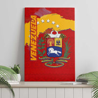 Venezuela Canvas Wall Art with National Coat of Arms Flag Map Spirit