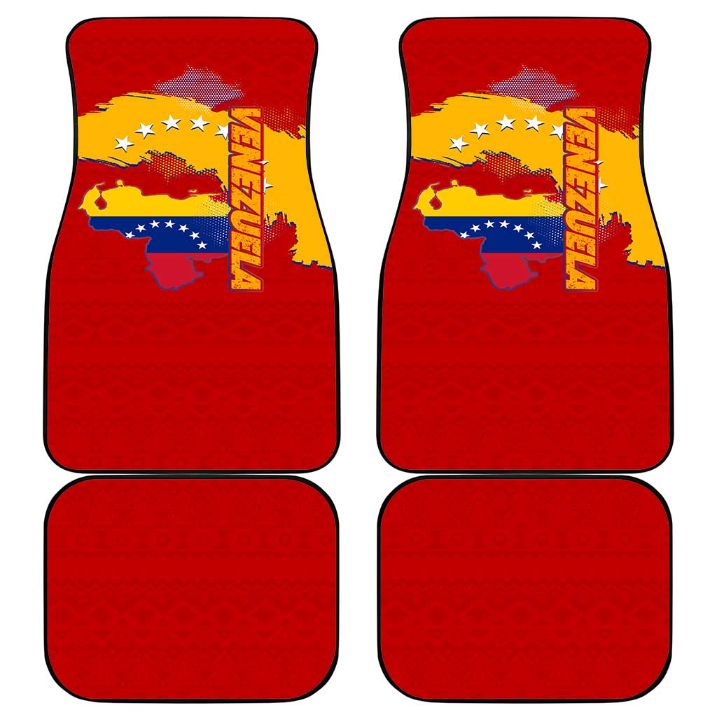 Venezuela Car Mats with National Coat of Arms Flag Map Spirit
