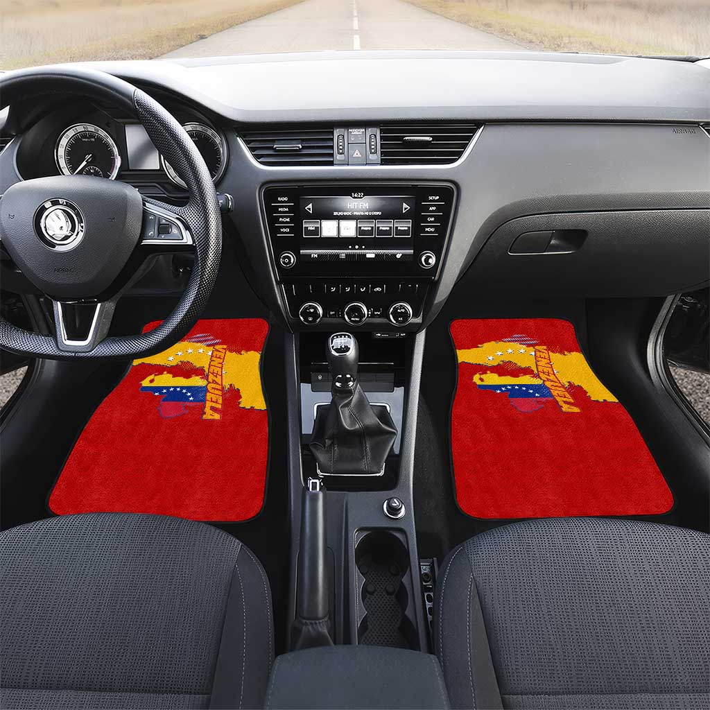 Venezuela Car Mats with National Coat of Arms Flag Map Spirit