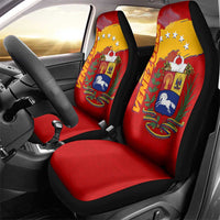 Venezuela Car Seat Cover with National Coat of Arms Flag Map Spirit